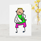 Carte Enfant blessé (Fleur jaune)