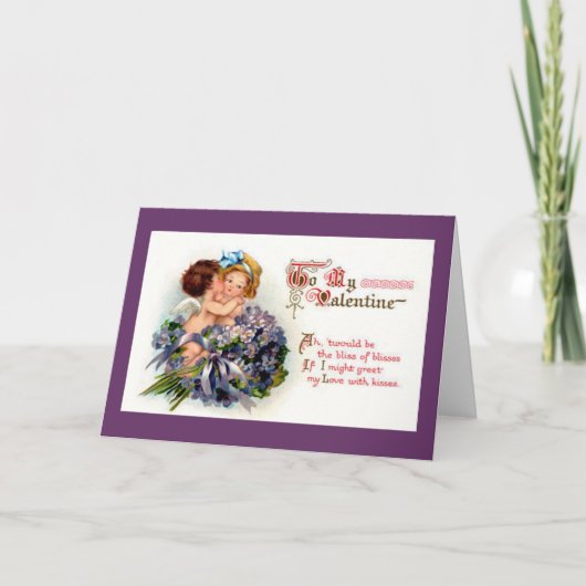 Carte enfant cupide (Devant)