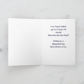 Carte Enfant de 10 ans Ours et oiseaux Anniversaire (Intérieur)