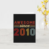 Carte Enfant de 14 ans Fille Anniversaire 14ème Annivers (Fleur jaune)