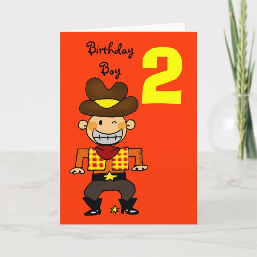 Carte Enfant de 2 ans (Devant)
