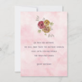 Carte Enfant de 2 ans Joyeux anniversaire Elephant Baby  (Dos)