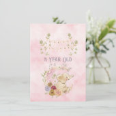 Carte Enfant de 3 ans Joyeux anniversaire Elephant Baby  (Debout devant)