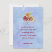 Carte Enfant de 3 ans Joyeux anniversaire Elephant Baby (Dos)