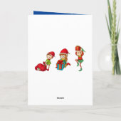 Carte enfant de papa Carte de Noël Père Noël (Dos)