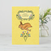 Carte enfant de Pâques Hoppy (Debout devant)