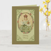 Carte Enfant Jésus de Prague (Fleur jaune)