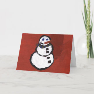 Carte enfant Kaleidoscope - Snowman