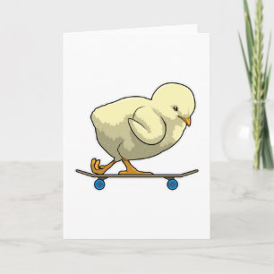 Carte Enfant skater avec skateboard