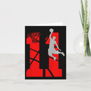 Carte Enfants 11 ans 11e Bysketbyll Anniversaire fête