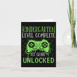 Carte Enfants 1ère année Gamer non verrouillé École mate