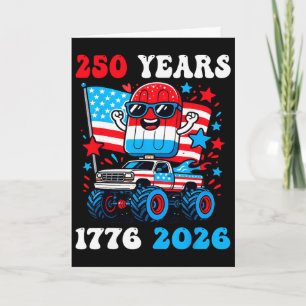 Carte Enfants 250e anniversaire 1776 2026 États-Unis 4 j