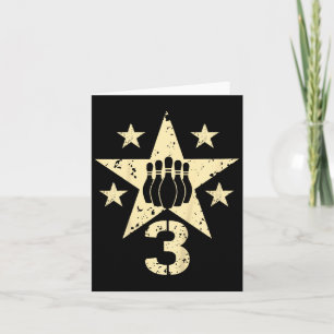 Carte Enfants 3 ans Bowling Anniversaire 3 ans 3ème anni