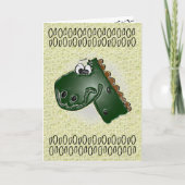 Carte Enfants 4E anniversaire 3D Dinosaur (Devant)