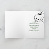 Carte Enfants 4E anniversaire 3D Dinosaur (Intérieur)