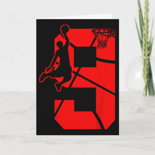 Carte Enfants 9 ans 9ème Bysketbyll Anniversaire