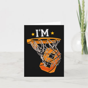 Carte Enfants 9e Anniversaire Basketball I'm 9 Garçon Fi