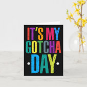 Carte Enfants Adoption Enfant De Garde Hourra Cest Mon G (Fleur jaune)