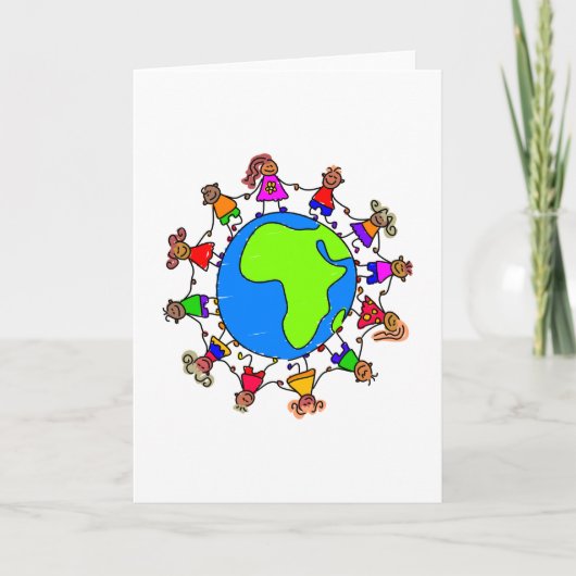 Carte Enfants africains (Devant)