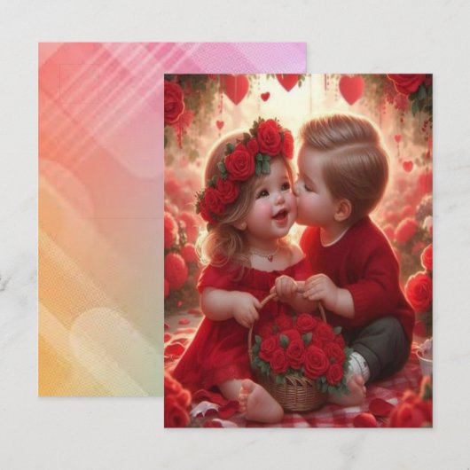 Carte Enfants aiment (Devant / Derrière)