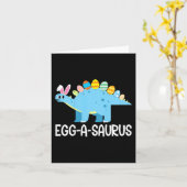 Carte Enfants Amusants Eggasaurus Dinosaure Chasse aux o (Fleur jaune)