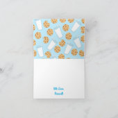 Carte Enfants au gâteau au chocolat 1er anniversaire Ble (Intérieur)