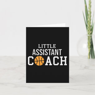 Carte Enfants Basketball Coach Cadeau pour Enfant Assist