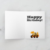 Carte Enfants Chiffre jaune 5e anniversaire (Intérieur)