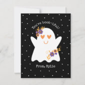 Carte Enfants Cute halloween Ghost (Devant)