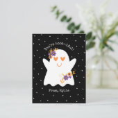 Carte Enfants Cute halloween Ghost (Debout devant)