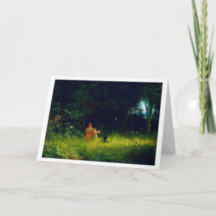 Carte Enfants dans la forêt, Ivan Kramskoi