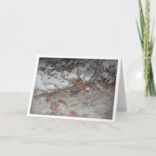 Carte Enfants dans les jardins (blanc à l'intérieur)