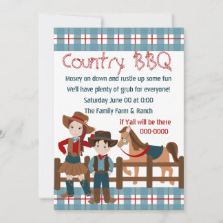 Carte Enfants de Cowboy