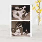 Carte Enfants de mêmes parents - frères et soeurs (Fleur jaune)