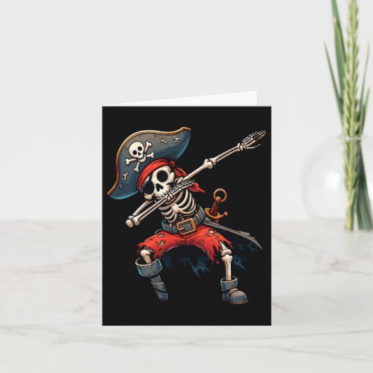 Carte Enfants de pirates squelettes (Devant)