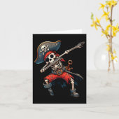 Carte Enfants de pirates squelettes (Fleur jaune)