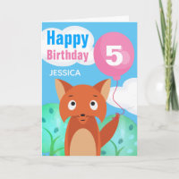 Enfants de renard et de ballon Personnalisé Annive