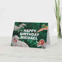 Enfants Dino Jurassic Trex Boy Dinosaur Anniversai