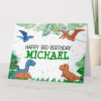 Enfants Dino Jurassic Trex Boy Dinosaur Anniversai