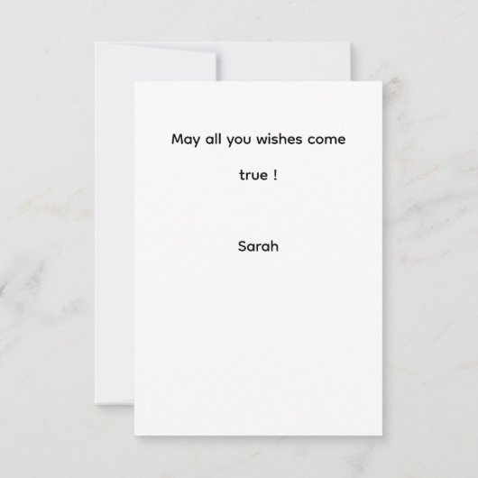 Carte Enfants éditables Bunny Digital Anniversaire (Dos)