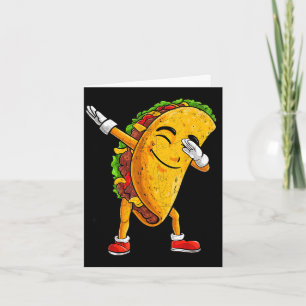 Carte Enfants faisant le dab taco cinco de mayo nourritu