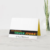 Carte Enfant's Fire Truck Anniversaire (Dos)