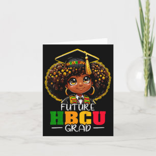 Carte Enfants Futur Hbcu Grad Afro Noir Histoire Mois