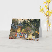 Carte Enfants heureux de Halloween (Fleur jaune)