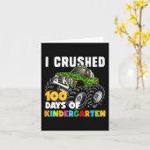 Carte Enfants J'ai écrasé 100 Jours de maternelle Fun Gi (Fleur jaune)