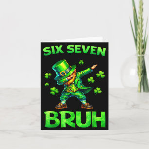 Carte Enfants jour de la Saint-Patrick 67 lutin dab six