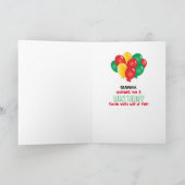 Carte Enfants Joyeux anniversaire | Cirque (Intérieur)