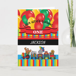 Carte Enfants Joyeux anniversaire   Cirque