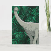Carte Enfants Jurassic Trex Dino Dinosaur Anniversaire (Dos)
