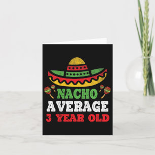 Carte Enfants Nacho Moyenne 3 Ans Cinco De Ma